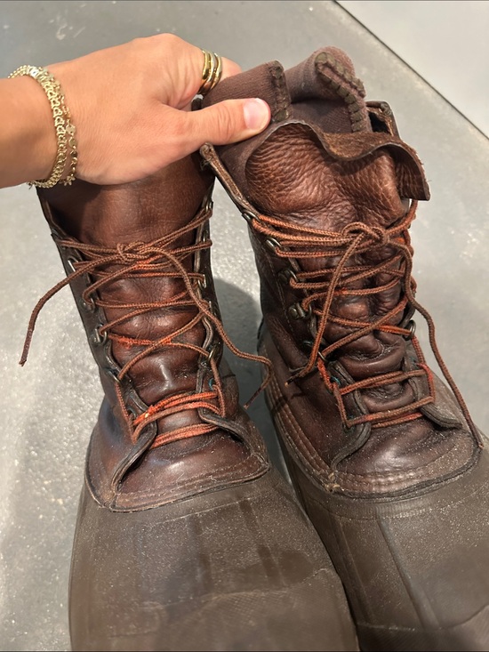 Men\'s Lined LaCrosse Brown Waterproof Work Boots - see notes about sizing main image 8